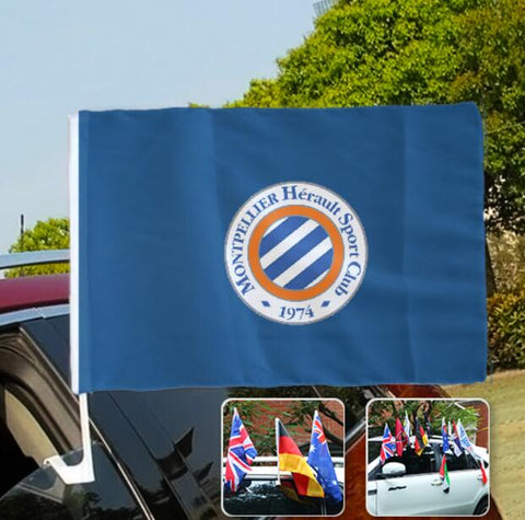 Montpellier Ligue-1 Drapeau de fenêtre de voiture