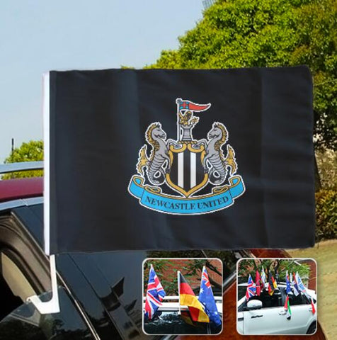Newcastle Premier League Car SUV Automobile Window Flag