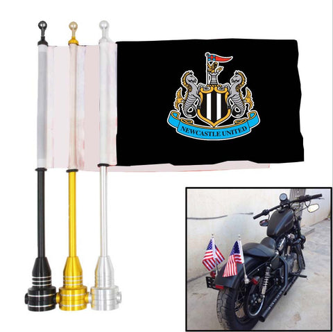 Newcastle Premier League Motocycle Rack Pole Flag