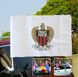 Nice Ligue-1 Drapeau de fenêtre de voiture