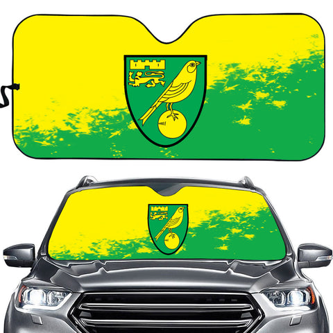 Norwich City England Premier League Car Windshield Sun Shade