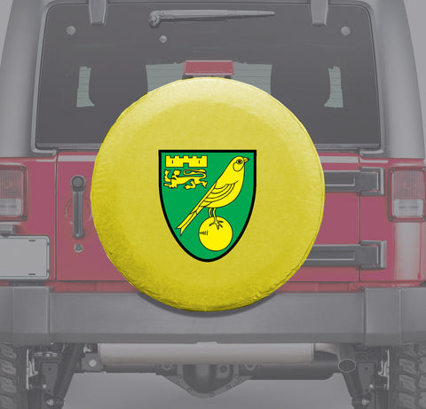 Norwich City Premier League Spare Tire Cover Wheel