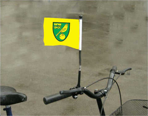Norwich City Premier League Bicycle Bike Handle Flag