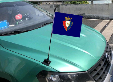 Osasuna La Liga Bandera del capó del coche