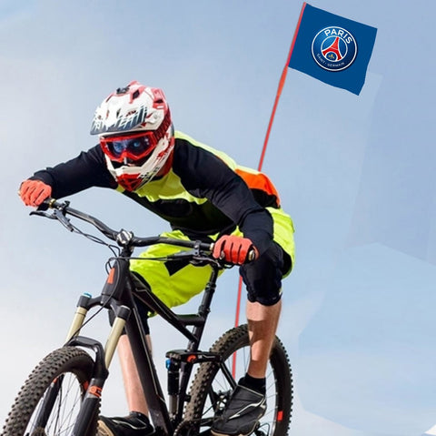 Paris Saint Germain Ligue-1 Drapeau de roue arrière de vélo de vélo