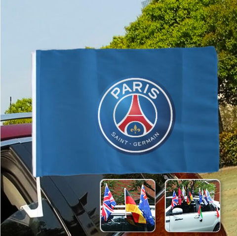 Paris Saint Germain Ligue-1 Drapeau de fenêtre de voiture