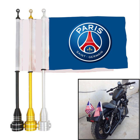 Paris Saint Germain Ligue-1 Drapeau de poteau de support de moto