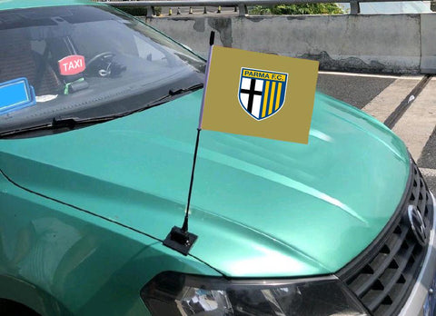Parma Serie A Bandiera sul cofano dell'auto