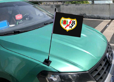 Rayo Vallecano La Liga Bandera del capó del coche