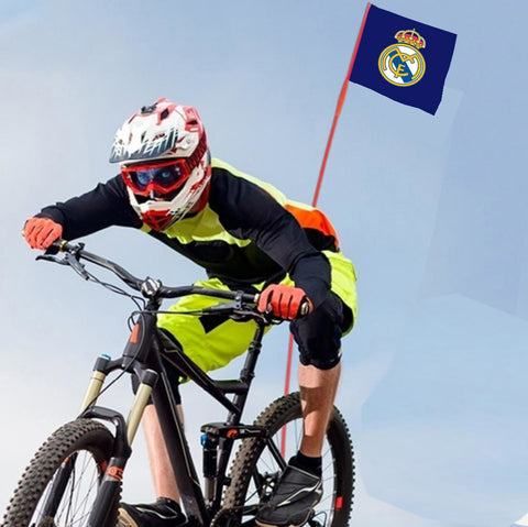 Real Madrid La Liga Bandera de la rueda trasera de la bicicleta