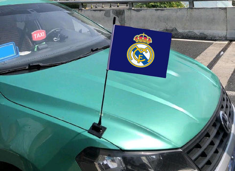 Real Madrid La Liga Bandera del capó del coche