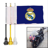 Real Madrid La Liga Bandera de poste de bastidor de motocicleta