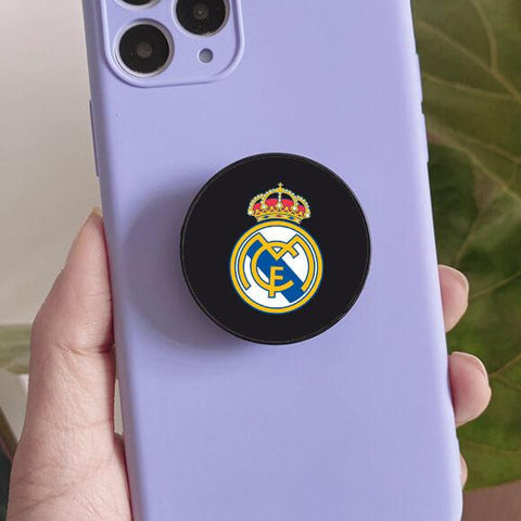 Real Madrid La Liga Pop Socket Popgrip Soporte para teléfono móvil Airpop