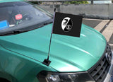 SC Freiburg Bundesliga Autohaubenflagge