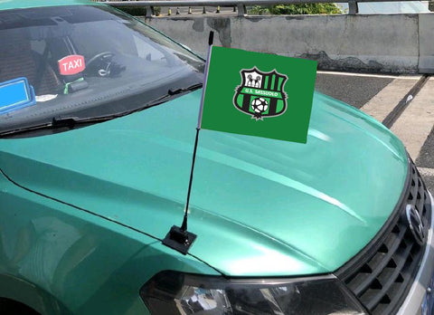 Sassuolo Serie A Bandiera sul cofano dell'auto