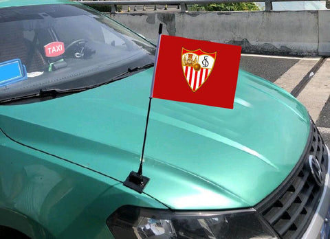 Sevilla La Liga Bandera del capó del coche