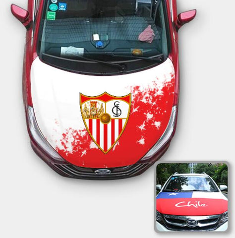 Sevilla La Liga Cubierta del capó del coche