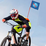 Strasbourg Ligue-1 Drapeau de roue arrière de vélo de vélo