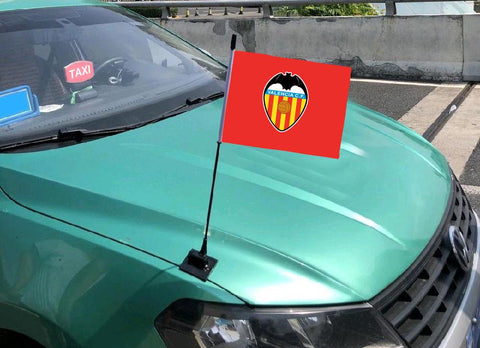 Valencia CF La Liga Bandera del capó del coche