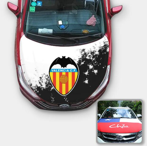 Valencia CF La Liga Cubierta del capó del coche