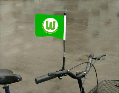 Wolfsburg Bundesliga Fahrrad Fahrradgriff Flagge