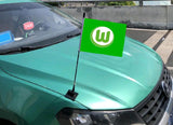 Wolfsburg Bundesliga Autohaubenflagge