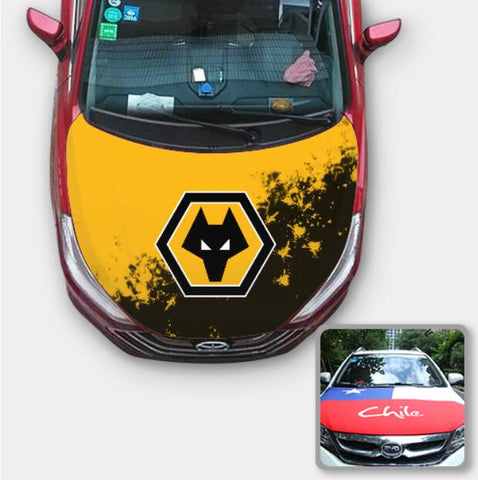 Wolverhampton Wanderers Premier League England Car Auto Hood Engine Cover Protector