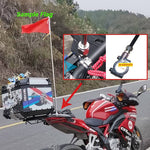 SC Freiburg Bundesliga Motorrad-Gepäckträger-Flagge