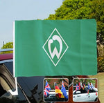 SV Werder Bremen Bundesliga Autofenster flagge