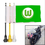 Wolfsburg Bundesliga Motorrad-Gepäckträger-Flagge